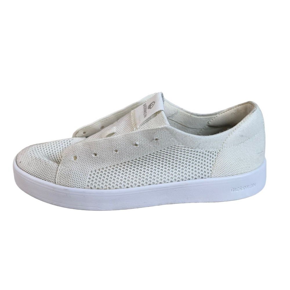 Giesswein Womens Sneakers Shoes Ivory White Low Top 3 Pair Laces 10M Eur 40
